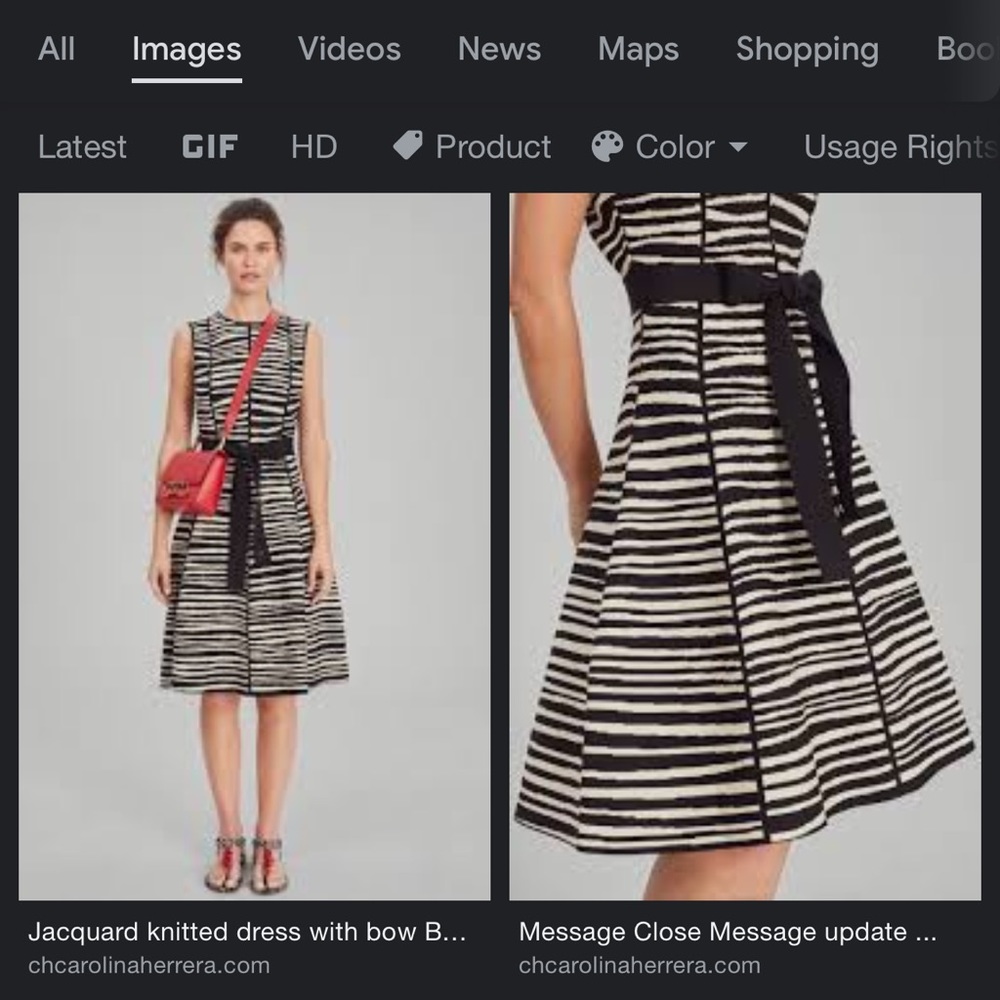 Jacquard Knitted Dress